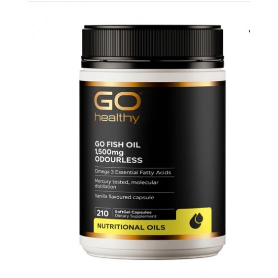Go Healthy 高之源1500mg毫克无腥鱼油 210粒
